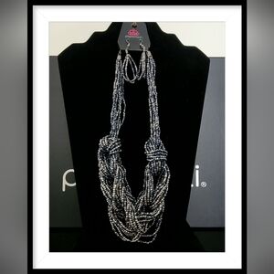 Paparazzi City Catwalk Blue Necklace.